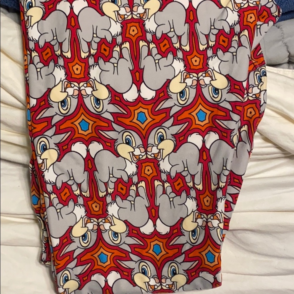 Disney Lularoe Thumper Leggings Os